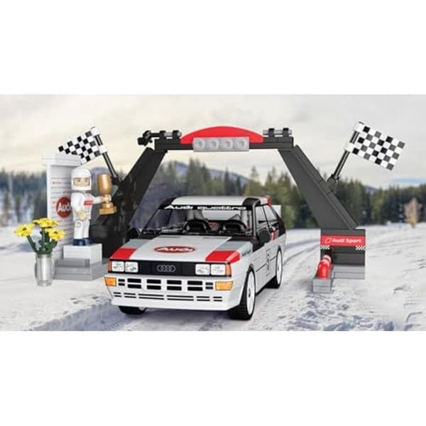 Model - COBI - Audi Quattro Gruppe 4 (1981) - Skala 1:35 - 167 dele - Audi licens