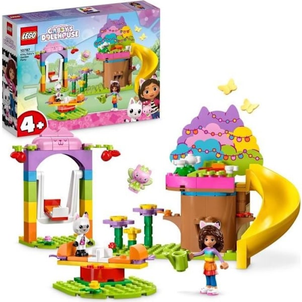 LEGO® Gabby och det magiska huset 10787 Minette Fairy Garden Party Toy med minifigurer Flerfärgad