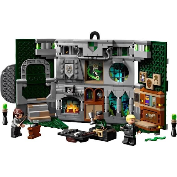 LEGO® Harry Potter 76410 luihuisen talon harja, linnalelu Draco Malfoy -hahmolla Vit