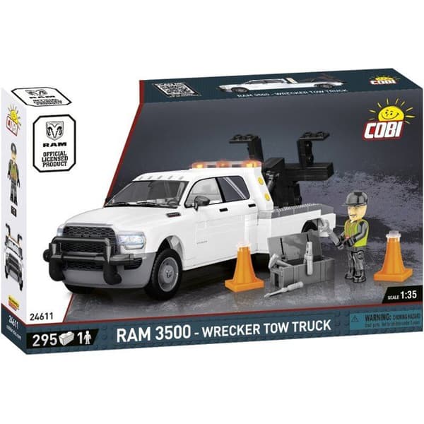Bugserbil - COBI - RAM 3500 - Skala 1:35 - 295 dele - Figur inkluderet