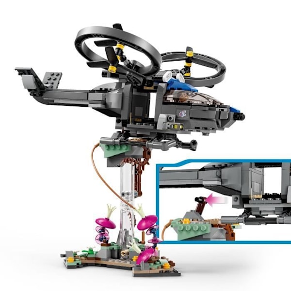 LEGO Avatar 75573 De flydende bjerge: Sektor 26 og Samson RDA, legetøj, minifigurer Flerfärgad