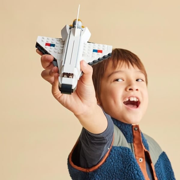 LEGO® Creator 3-i-1 31134 rymdfärja, astronaut minifigurleksak med rymdskepp, barn 6 år gamla Flerfärgad