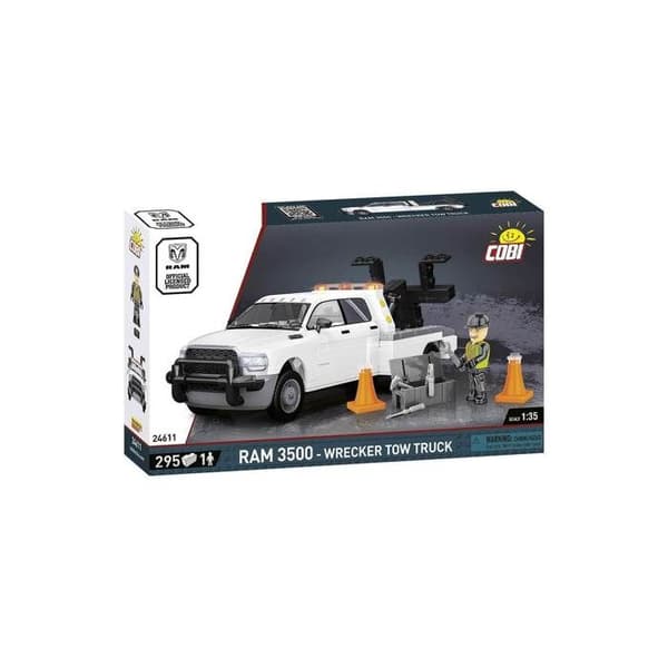 Bugserbil - COBI - RAM 3500 - Skala 1:35 - 295 dele - Figur inkluderet