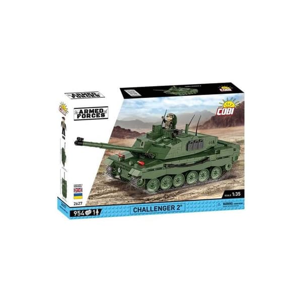 Maquette - COBI - Challenger 2 - Grøn - 550 dele - At samle selv