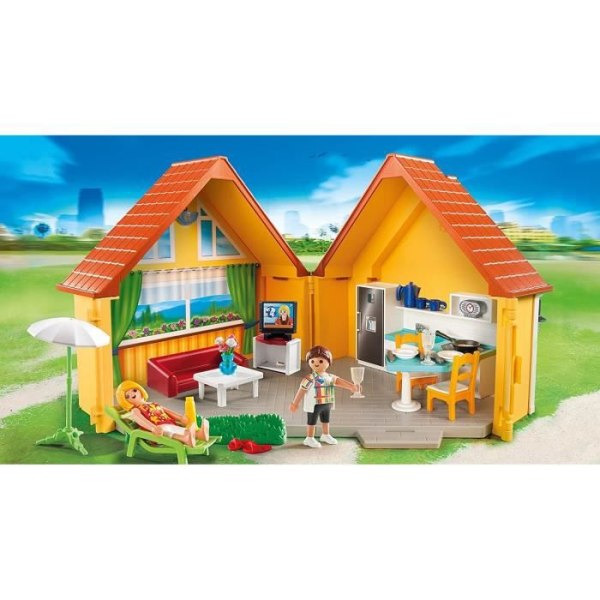 PLAYMOBIL - Lomatalo 6020 - Kesähuvi - Lapsi - 4 vuotta - Kuljetettava