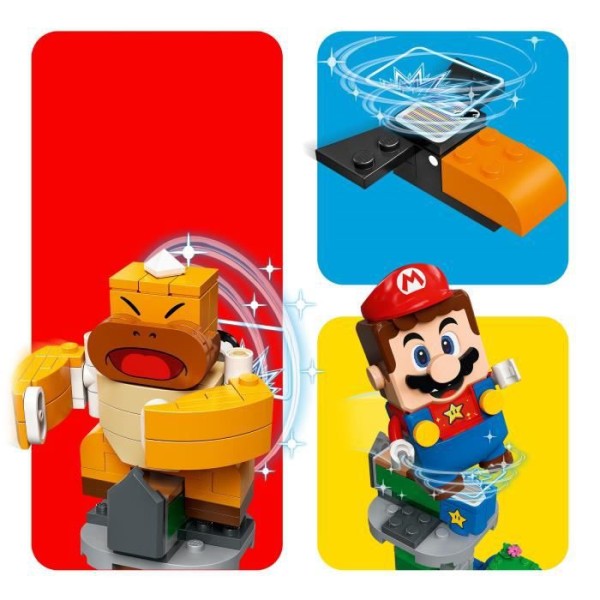 LEGO® 71388 Super Mario Boss Brother Sumon Inferno Tower -laajennussetti, lasten lelu 6 vuotta vanha, keräilylelu Grön