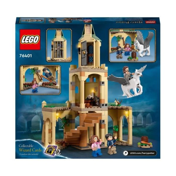 LEGO® 76401 Harry Potter Hogwarts Yard: Räddningen av Sirius, leksak och hippogriff minifigur med slott och kvastskaft Flerfärgad