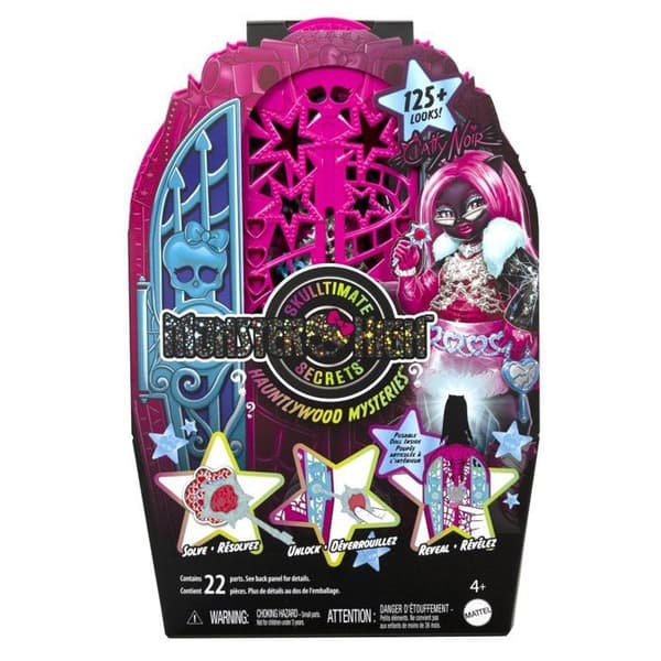 Monster High Dukke - MATTEL - Skulltimate Wave 6 Catty - Rosa - Holdbar - 6-10 år