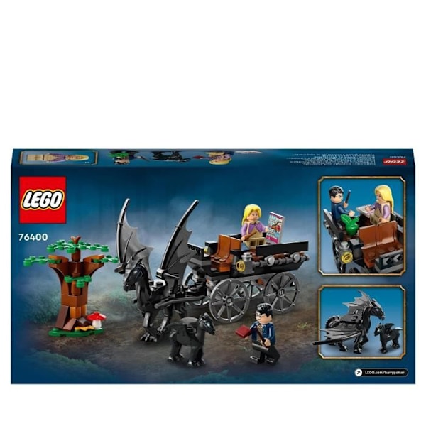 LEGO® 76400 Harry Potter Lavavaunu ja Tylypahkan Thestrals, lelu ja minihahmo hevosista ja vaunuista 7-vuotiaasta alkaen Flerfärgad