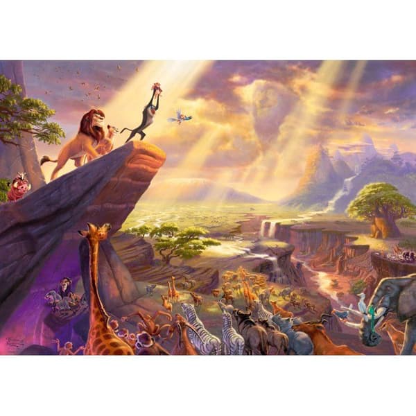 Palapeli 1000 palaa - SCHMIDT SPIELE - Thomas Kinkade Studios - Disney - Leijonakuningas - 1000 palaa Flerfärgad