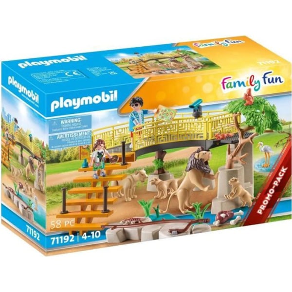 PLAYMOBIL - 71192 - Country Djurparken - Lejonområde - 58 stycken - Flerfärgad - Barn