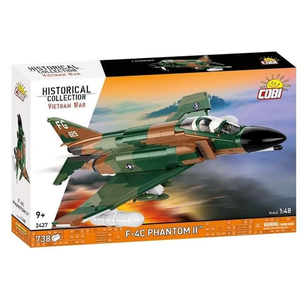 COBI 2427 - F-4C PHANTOM II - BYGGESÆT - GRØN - FLY
