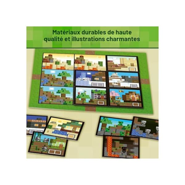 Ravensburger - Minecraft - Brädspel Builders & Biomes Junior