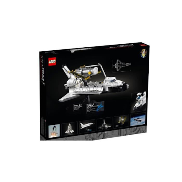 Rakennusmalli - LEGO - NASA Space Shuttle Discovery - 2 354 kpl - Aikuinen Svart vit