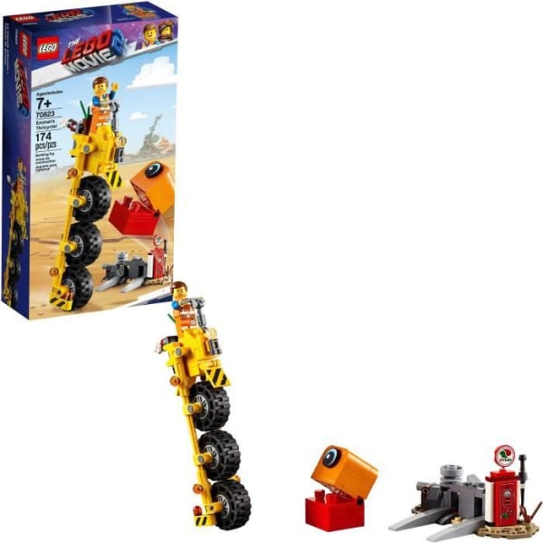 LEGO® Movie 70823 Emmets trehjuling! - LEGO-filmen 2 Flerfärgad