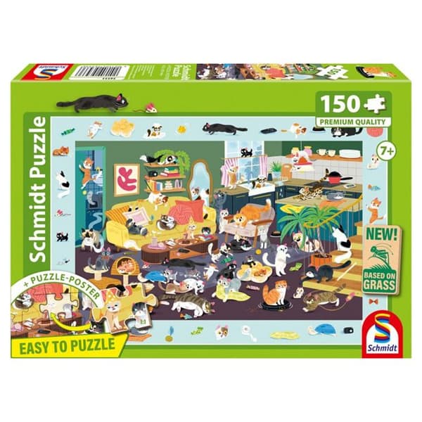 150 palan Kissa Palapeli - SCHMIDT SPIELE - Schmidt - Alkaen 7-vuotiaille