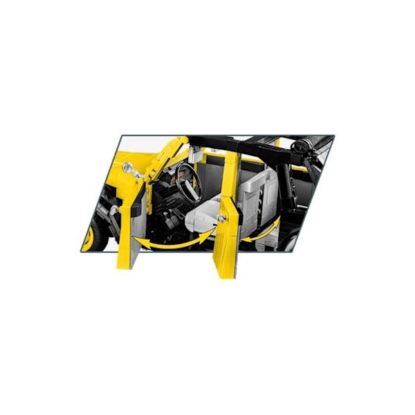 Modelsæt - CITROEN - 2CV CHARLESTON E.E - 1630 STK - Skala 1/12 - Interiør