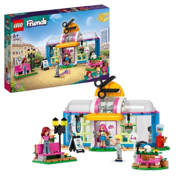 LEGO® Friends 41743 Frisörsalong, Frisörleksak med Paisley och Olly Mini-Dolls