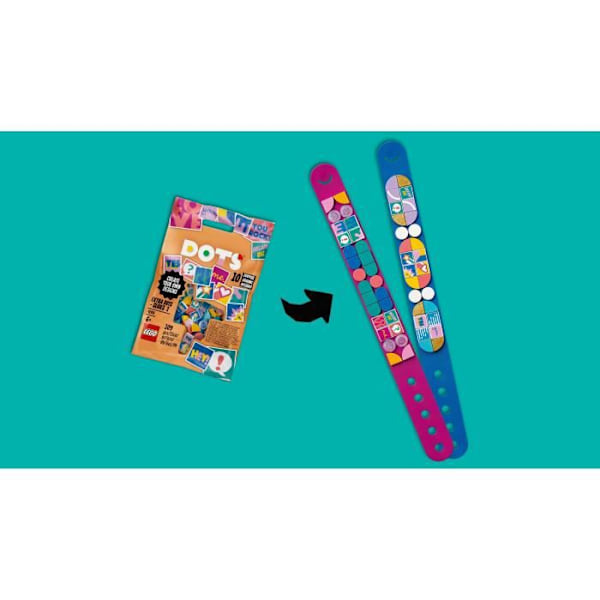 LEGO® DOTS DOTS dekorationsfliser – serie 2 (41916) Blå