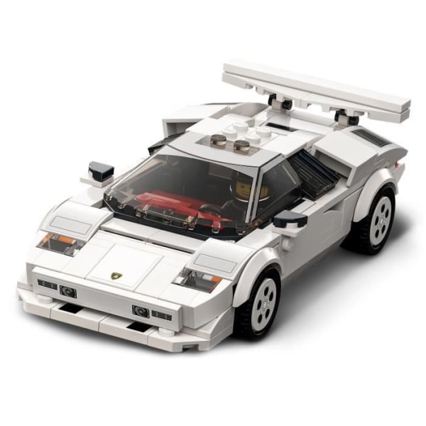 LEGO® 76908 Speed Champions Lamborghini Countach, racerbilsmodellleksak för barn från 8 år och uppåt