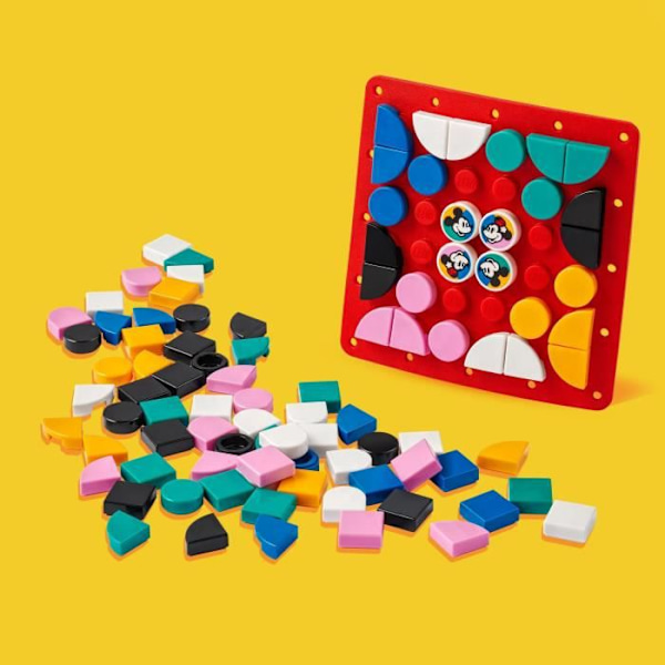 LEGO DOTS 41963 - Mikki Hiiri ja Minni Hiiri -ompelulauta - Luova rakennuspeli lapsille Flerfarvet