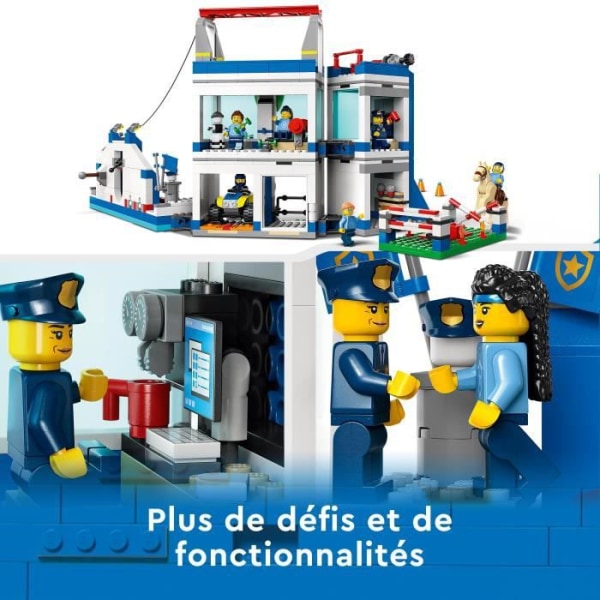 LEGO® City 60372 polititræningscenter, med hestefigur, legetøjsbil Vit