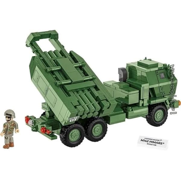 Maquette - COBI - M142 HIMARS - Plast - Grå - At samle selv