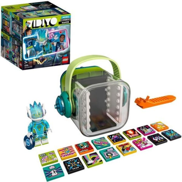 LEGO® 43104 VIDIYO™ Alien DJ BeatBox Music Video Maker, Musical Toy, Augmented Reality Set-app med minifigur