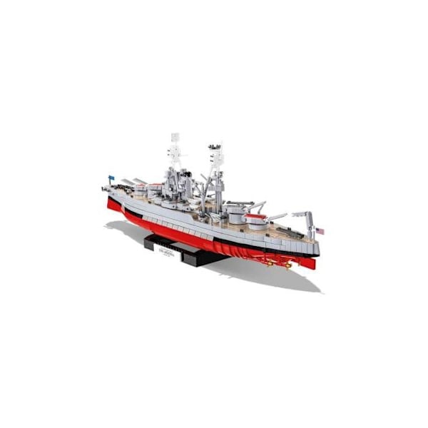 Skibsmodel - COBI - USS ARIZONA (BB-39) - Grå - 1 stk - Fra 10 år gammel Gråblå