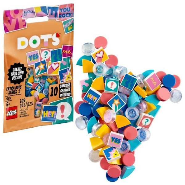 LEGO® DOTS DOTS dekorationsfliser – serie 2 (41916) Blå