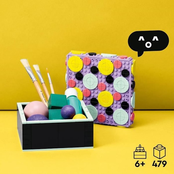 LEGO® 41960 DOTS The Big Box, hantverksaktivitet för att skapa förvaringsutrymme för barnrummet, från 6 år Flerfärgad