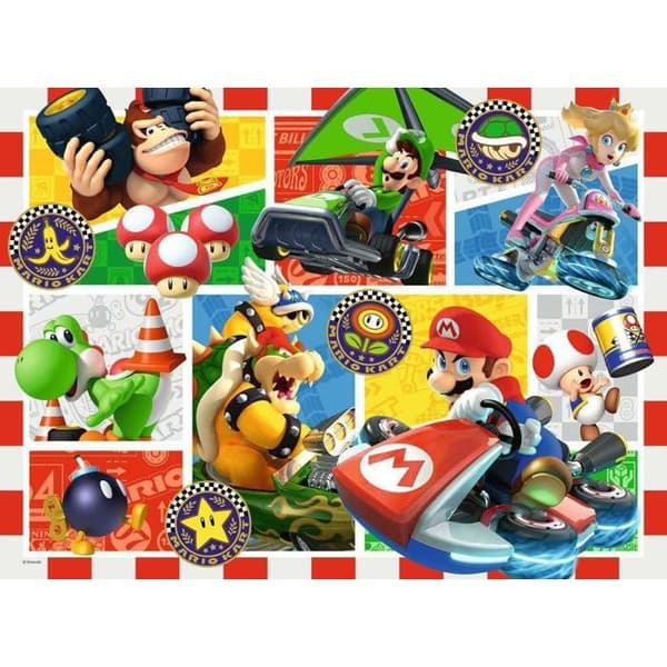 Palapeli 150p XXL Mario Kart -kilpailu