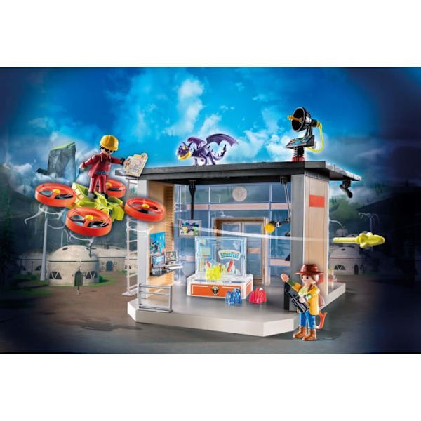 PLAYMOBIL 71084 Drager Labo Icaris, Drager: De Ni Ni Riger, 124 dele, Fra 4 år Flerfärgad