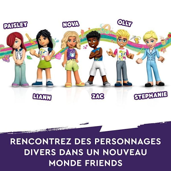LEGO® Friends 41748 Heartlake City Community Center, modulært byggelegetøj Flerfärgad