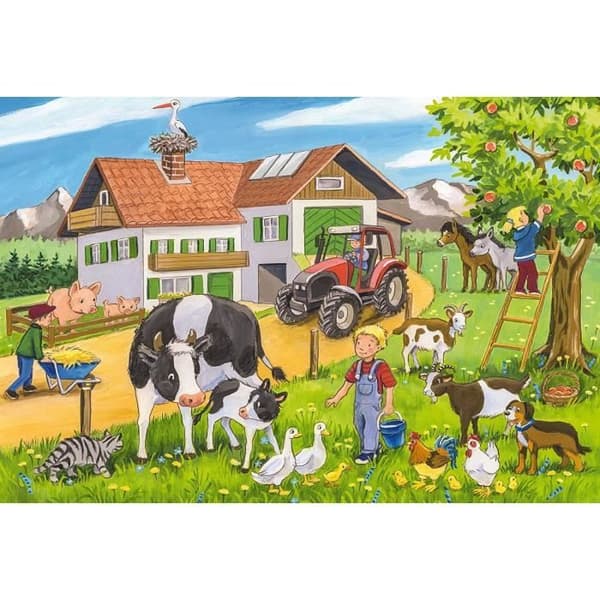 Palapeli lapsille 3x24 palaa - Tilalla - SCHMIDT AND SPIELE