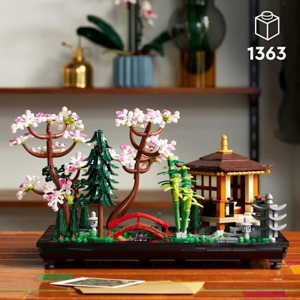LEGO® Icons 10315 Den fredelige have, Zen botaniske havearbejde til voksne, gave til kvinder, mænd Flerfärgad
