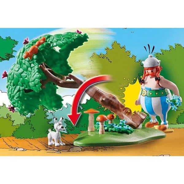 PLAYMOBIL 71160 Asterix Vildsvinejagt, med Asterix, Obelix og Dogmatix, 52 stk., Fra 5 år Flerfärgad
