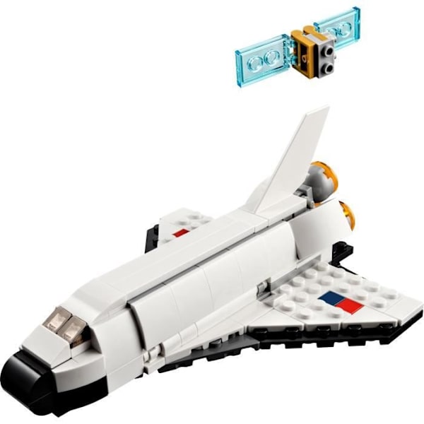 LEGO® Creator 3-i-1 31134 rymdfärja, astronaut minifigurleksak med rymdskepp, barn 6 år gamla Flerfärgad