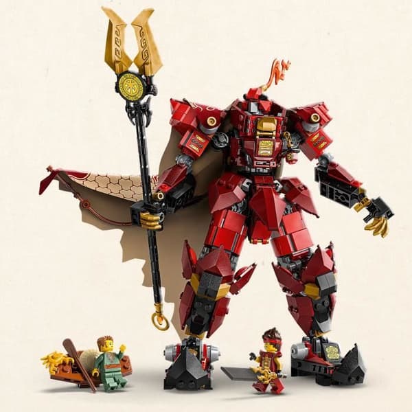 LEGO NINJAGO 71846 Ildridderens Robot - Byggesæt til drenge 14 år - Kai