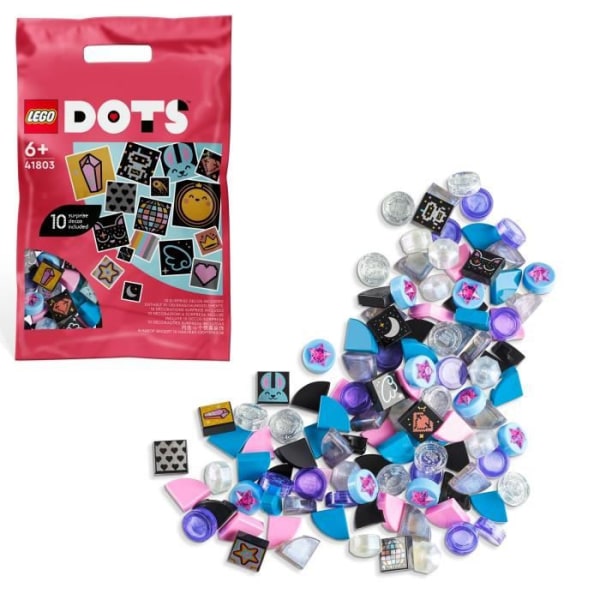 LEGO® DOTS 41803 DOTS dekorationsplattor serie 8 - glitter, kreativ hobby