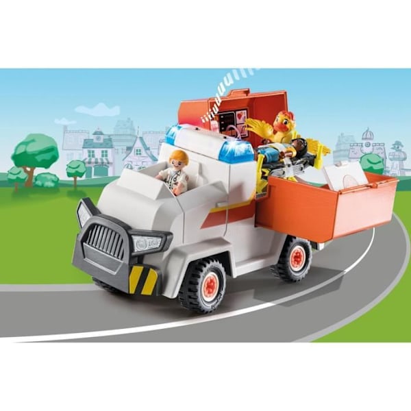 PLAYMOBIL - 70916 - DUCK ON CALL - Utryckningsfordon - Flerfärgad - Blandat - 31 stycken Flerfärgad