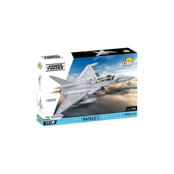 Byggesæt - COBI - Rafale C - 551 dele - Grå - Skala 1:48 Grå
