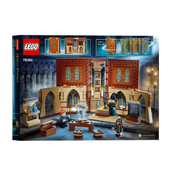 LEGO® Harry Potter 76382 Hogwarts: Förvandlingsklassen, leksak, bok, klassrumsbesvärjelse