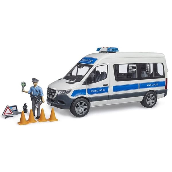 MB Sprinter politiets indsatsvogn vit/svart/blå