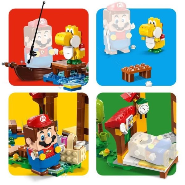 LEGO® Super Mario 71422 Mario's Picknick Expansion Set, kombinera leksak med startpaket