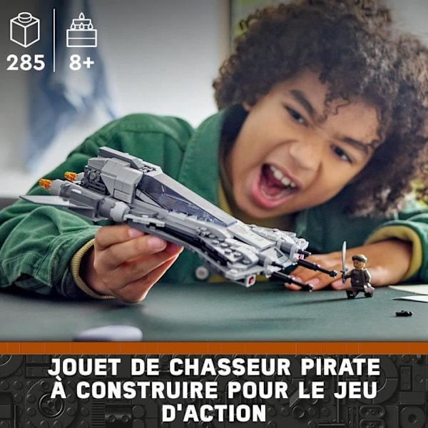 LEGO® Star Wars 75346 Pirate Hunter, Lelu lentäjä- ja siipiminihahmoilla, Mandalorian Vit