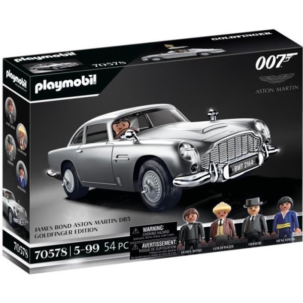 PLAYMOBIL - 70578 - James Bond Aston Martin DB5 - Goldfinger - Classic Cars - Keräilijän auto Svart