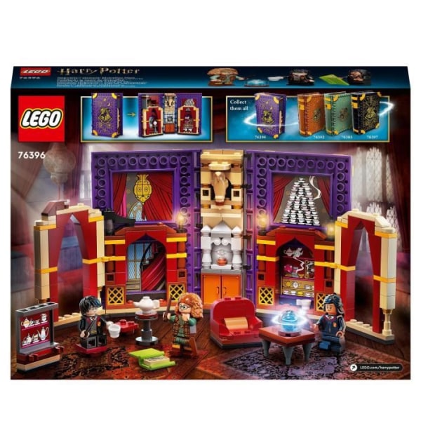 LEGO® 76396 Harry Potter Tylypahka: Ennustuskurssi, Lasten rakennuslelukirja, professori Trelawney