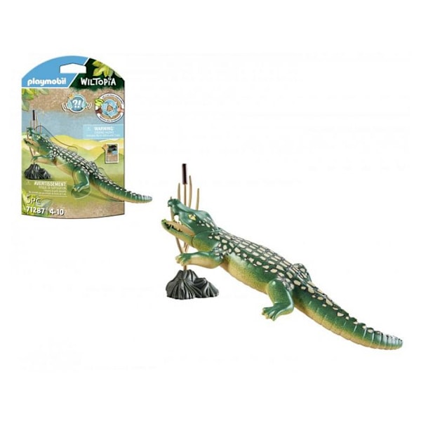 PLAYMOBIL - Wiltopia - Alligator - Flerfärgad - 4 år gammal - Barn - Blå Flerfärgad