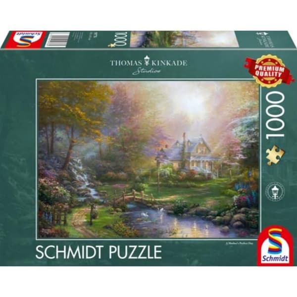 Puzzle - SCHMIDT - Den perfekte dag for en mor - 1000 brikker - Multifarvet - Indendørs